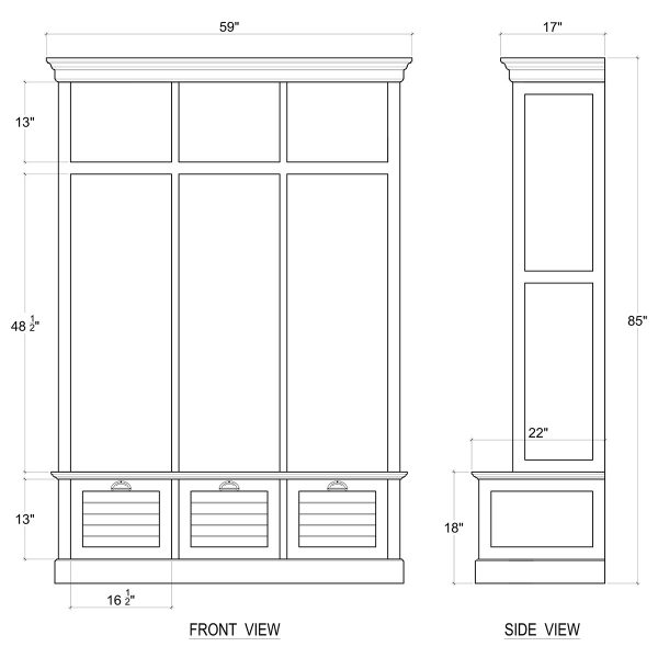 HALL STAND/ENTRY STORAGE - Image 2