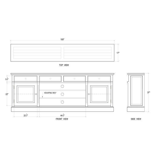 ISABELLE MEDIA CONSOLE - Image 2