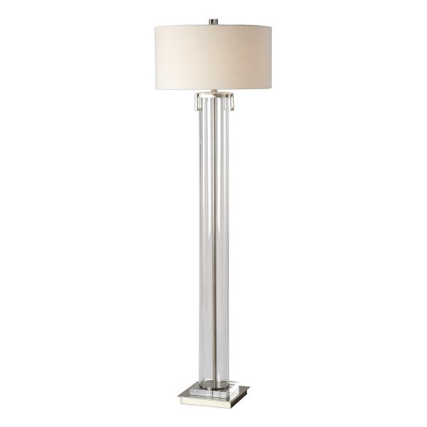 CRYSTAL BASE FLOOR LAMP