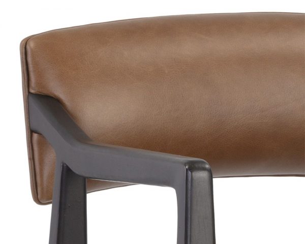 KARL LEATHER STOOL - Image 10