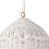 RATTAN PENDANT - WHITE - Image 3
