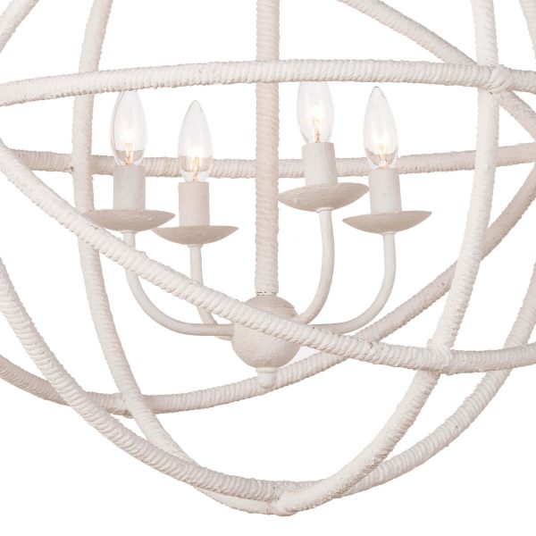 COASTAL ROPE CHANDELIER - Image 3