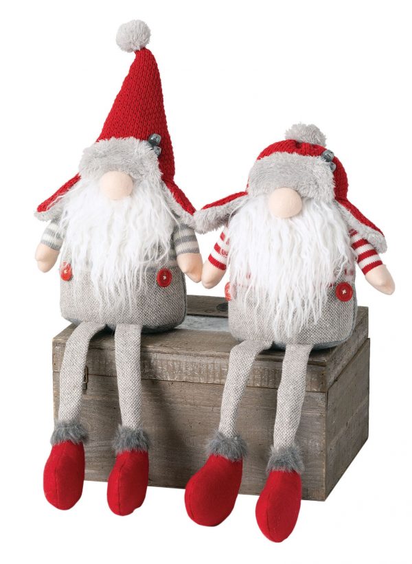 SITTING GNOMES - SET OF 2