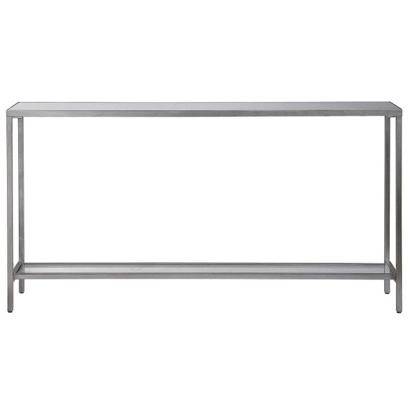 PARIS - SILVER LEAF CONSOLE TABLE - Image 4