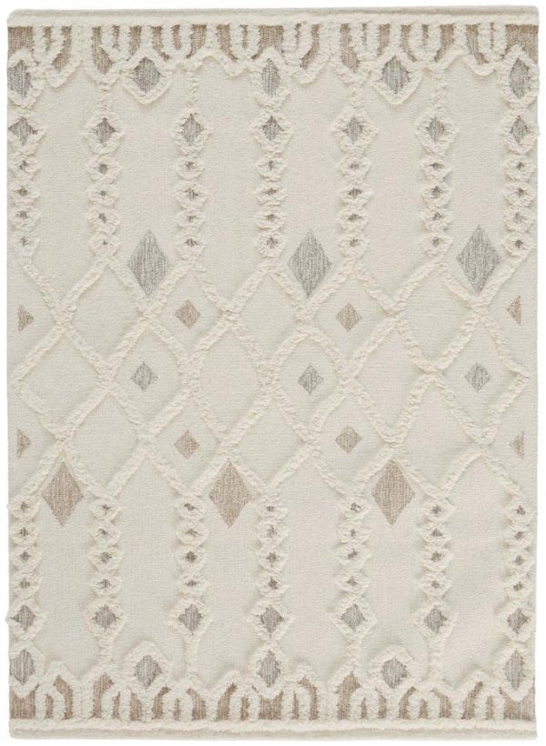 ASTRA DIAMOND PATTERN IN IVORY - Image 2