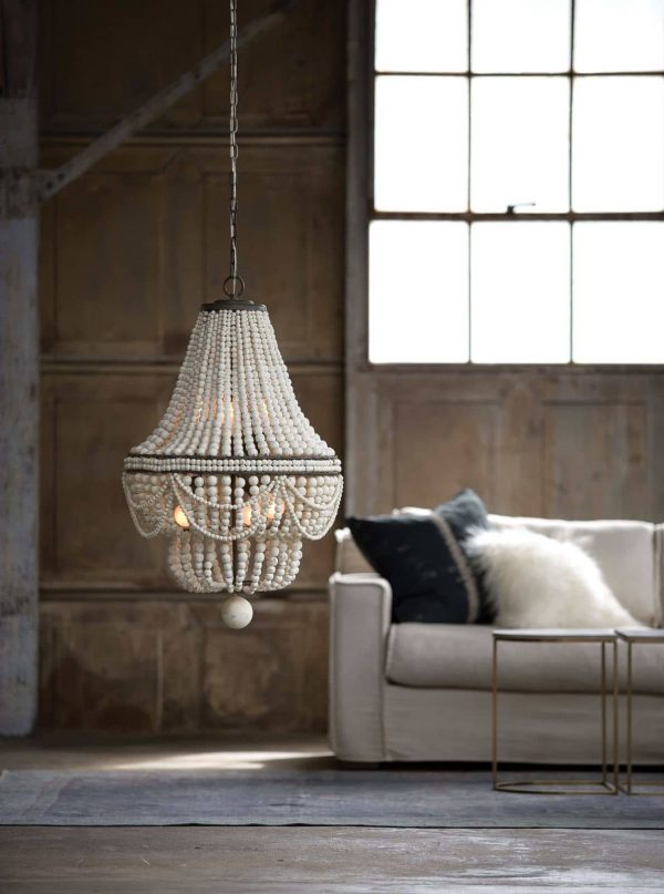 ALESSANDRA BEADED CHANDELIER - Image 4