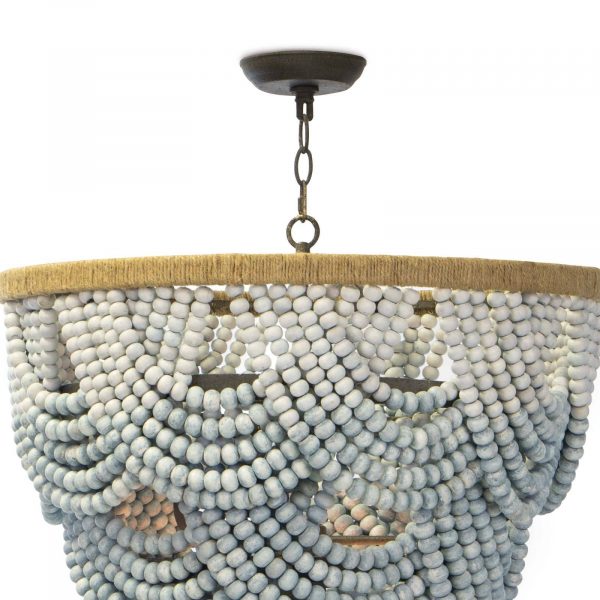 AMBER OMBRE BEADED CHANDELIER - Image 4