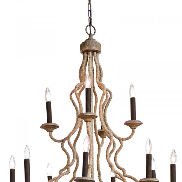 BEATRICE JUTE CHANDELIER - Image 4