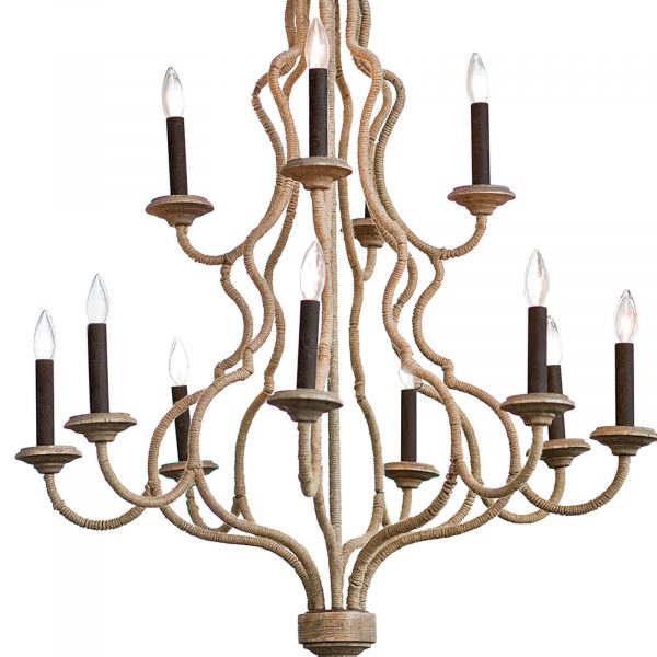 BEATRICE JUTE CHANDELIER - Image 5