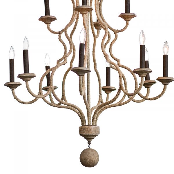 BEATRICE JUTE CHANDELIER - Image 6