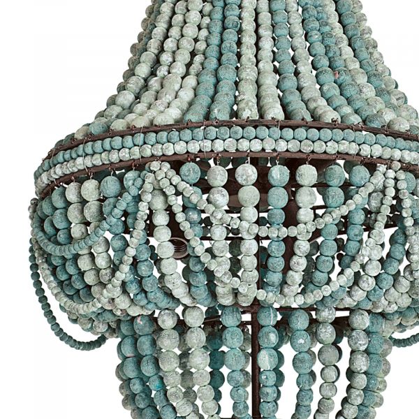 ALESSANDRA BLUE BEADED CHANDELIER - Image 7