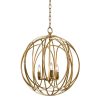 IRIS GOLD LEAF PENDANT - LARGE - Image 2