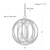 IRIS GOLD LEAF PENDANT - LARGE - Image 7