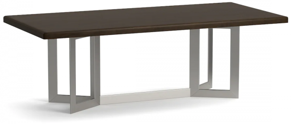 JULIETTE DINING TABLE - STAINLESS STEEL FINISH - Image 2