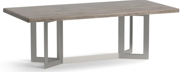 JULIETTE DINING TABLE - STAINLESS STEEL FINISH - Image 3