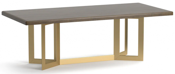 JULIETTE DINING TABLE - BRASS FINISH - Image 4