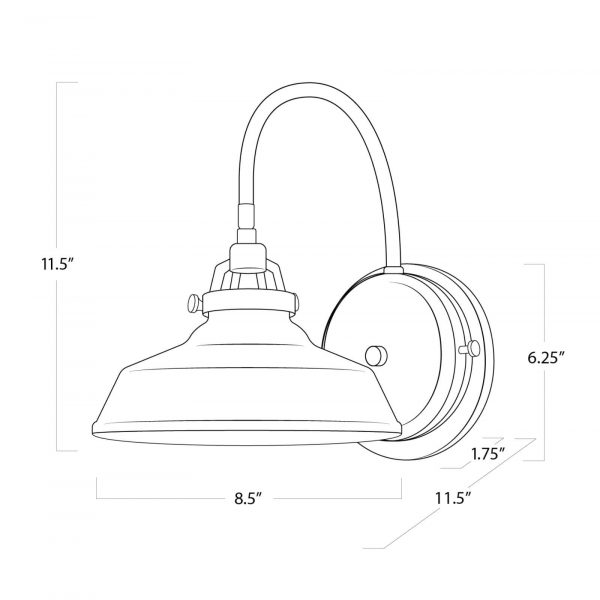 BOSTON CERAMIC SCONCE - WHITE FINISH - Image 8