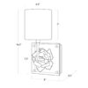 GOLD BLOSSOM SCONCE - Image 6