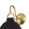 LILLY CERAMIC SCONCE - BLACK FINISH - Image 3